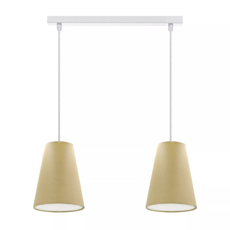 LISTWA LAMPA WISZĄCA SUFITOWA ABAŻUR STOŻEK KOLORY E27