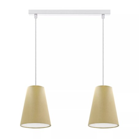 LISTWA LAMPA WISZĄCA SUFITOWA ABAŻUR STOŻEK KOLORY E27