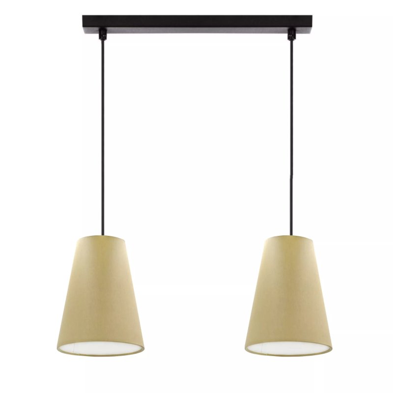 LISTWA LAMPA WISZĄCA SUFITOWA ABAŻUR STOŻEK KOLORY E27