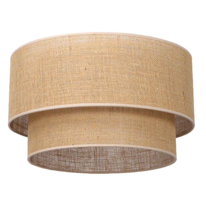 DUŻY ABAŻUR KLOSZ DO LAMPY BOHO JUTOWY 45 CM JUTA E27 WARIANTY