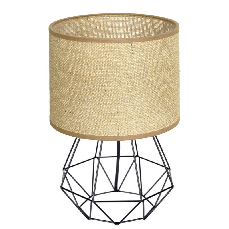 LAMPKA NOCNA STOŁOWA BIURKOWA JUTA JUTOWA