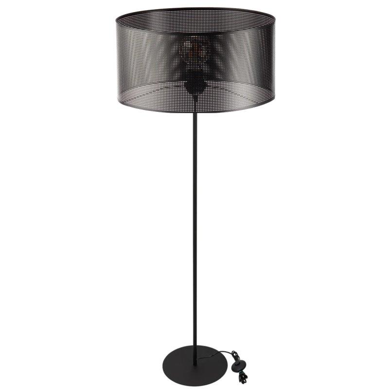 NOWOCZESNA LAMPA STOJĄCA PODŁOGOWA ABAŻUR DZIURKI