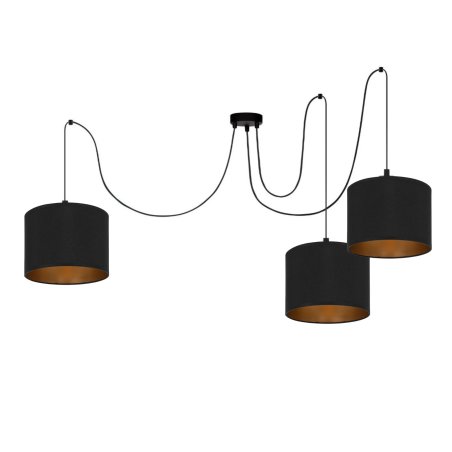 LAMPA WISZĄCA SUFITOWA ŻYRANDOL SPIDER PAJĄK GOLD