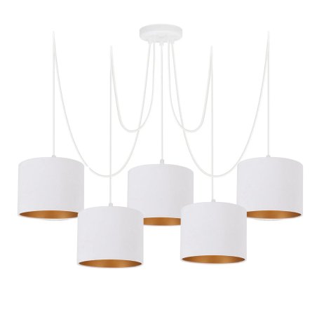 LAMPA WISZĄCA SUFITOWA ŻYRANDOL SPIDER PAJĄK GOLD