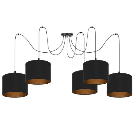 LAMPA WISZĄCA SUFITOWA ŻYRANDOL SPIDER PAJĄK GOLD