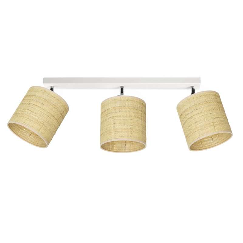 LAMPA LISTWA SUFITOWA ŻYRANDOL RATAN RATTAN BOHO