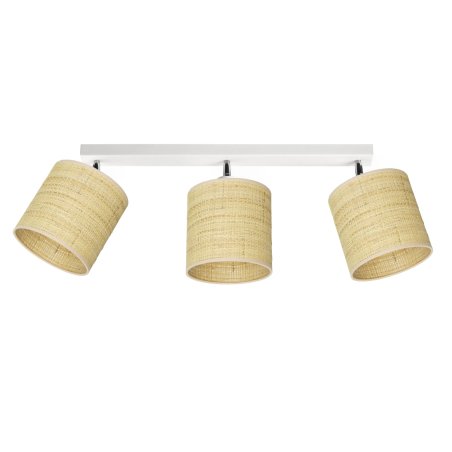 LAMPA LISTWA SUFITOWA ŻYRANDOL RATAN RATTAN BOHO