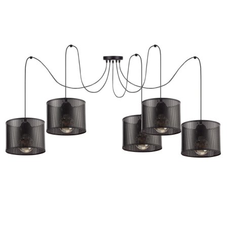 AŻUROWA LAMPA SUFITOWA SPIDER ABAŻUR Z DZIURKAMI 3-pkt / 5-pkt / 20cm / 30 cm