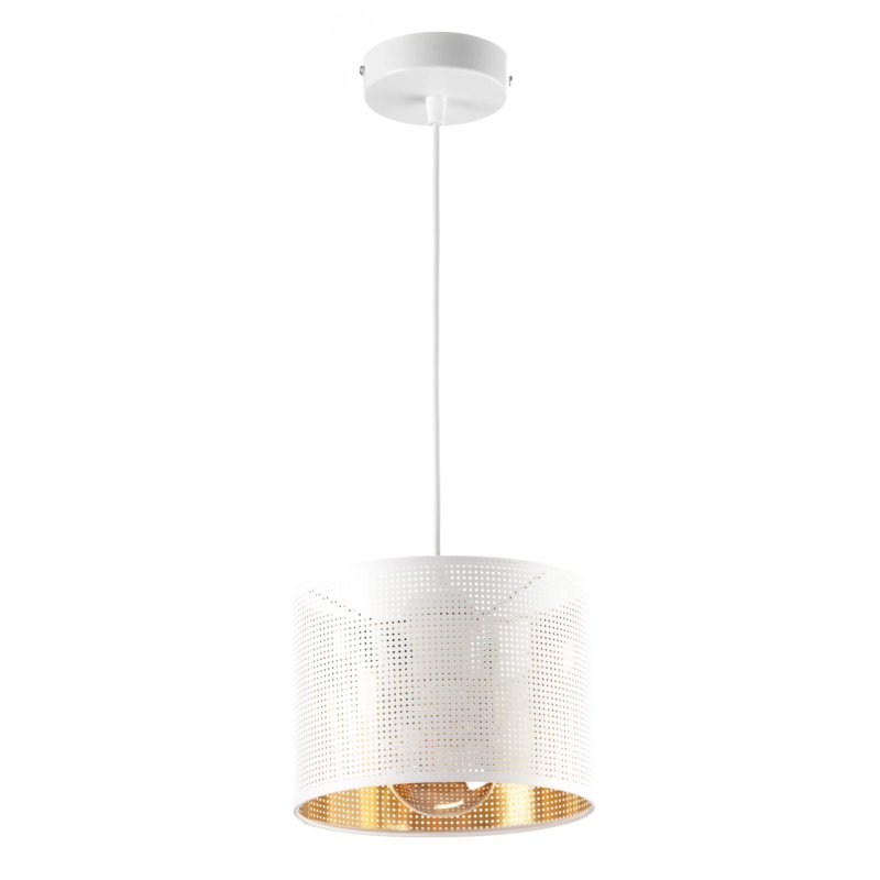 LAMPA SUFITOWA WISZĄCA ABAŻUR Z DZIURKAMI