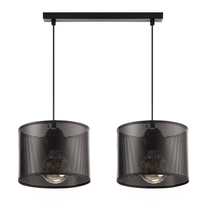 LAMPA WISZĄCA ŻYRANDOL AŻUR ABAŻUR Z DZIURKAMI