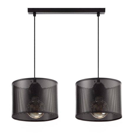 LAMPA WISZĄCA ŻYRANDOL AŻUR ABAŻUR Z DZIURKAMI