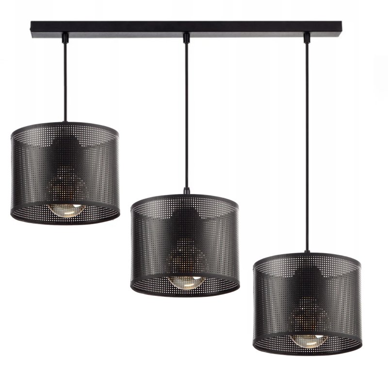 LAMPA WISZĄCA ŻYRANDOL AŻUR ABAŻUR Z DZIURKAMI