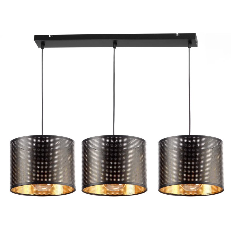 LAMPA WISZĄCA ŻYRANDOL AŻUR ABAŻUR Z DZIURKAMI