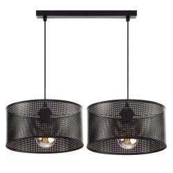 Lampy z abażurami z PCV - ażurowe