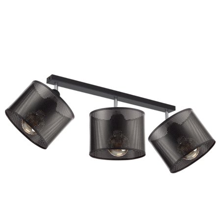 AŻUROWA LAMPA SUFITOWA LISTWA ABAŻUR Z DZIURKAMI