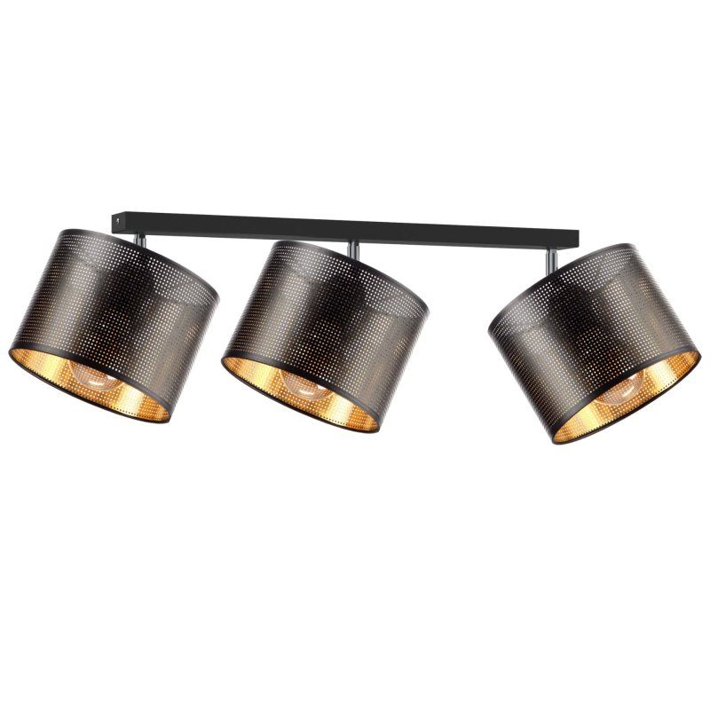 AŻUROWA LAMPA SUFITOWA LISTWA ABAŻUR Z DZIURKAMI