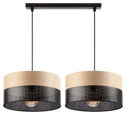 Lampy wiszące abażurowe