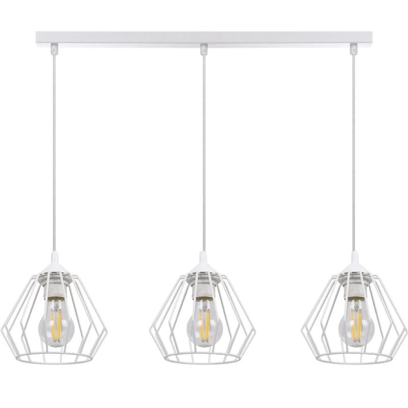 WISZĄCA NOWOCZESNA LAMPA SUFITOWA DIAMENT LOFT LED E27