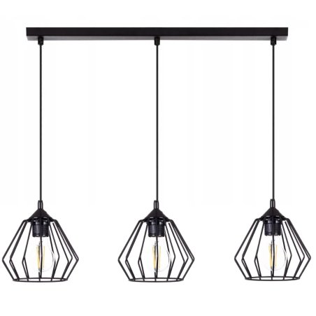 WISZĄCA NOWOCZESNA LAMPA SUFITOWA DIAMENT LOFT LED E27