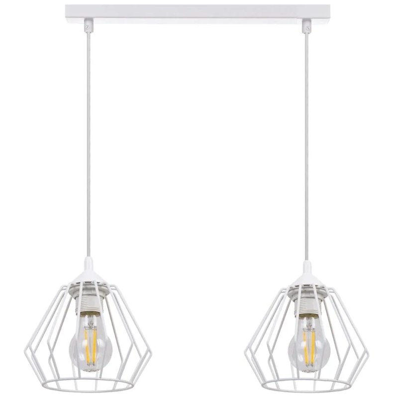 WISZĄCA NOWOCZESNA LAMPA SUFITOWA DIAMENT LOFT LED E27