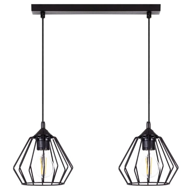 WISZĄCA NOWOCZESNA LAMPA SUFITOWA DIAMENT LOFT LED E27