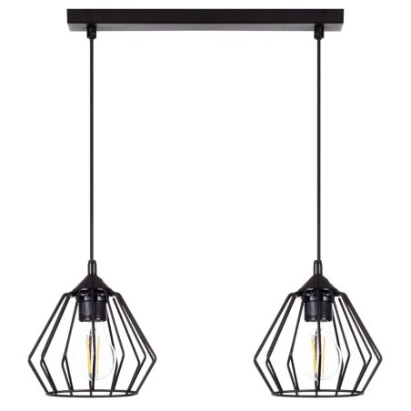 WISZĄCA NOWOCZESNA LAMPA SUFITOWA DIAMENT LOFT LED E27