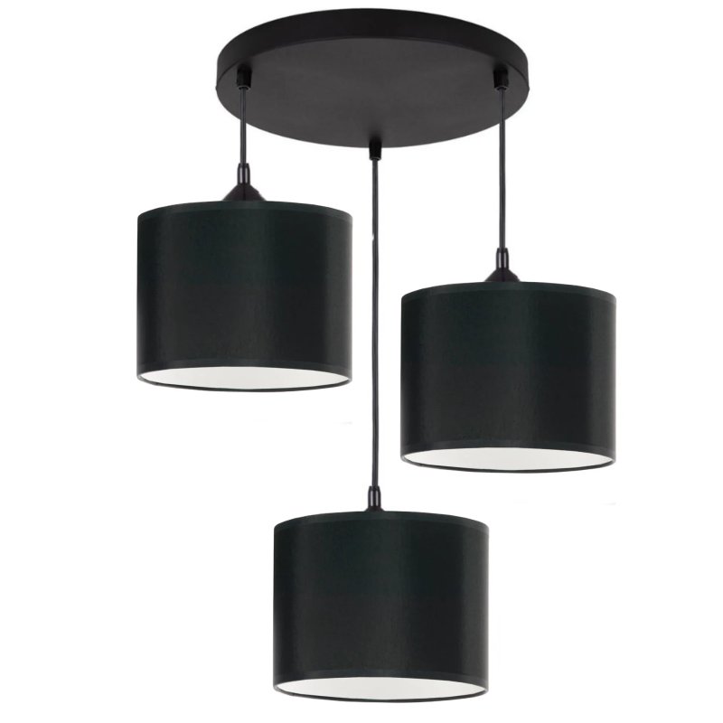 LAMPA SUFITOWA WISZĄCA ŻYRANDOL ZWIS DO SALONU E27 ABAZUR BIAŁY