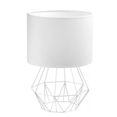 DWIE LAMPKI NOCNE STOŁOWE BIURKOWE ABAŻUR WALEC LED