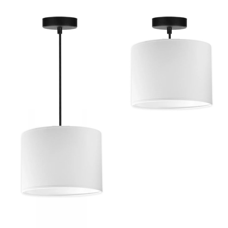 LAMPA WISZĄCA 1PŁ SUFITOWA ABAŻUR PLAFON KOLORY 20 CM / 30 CM