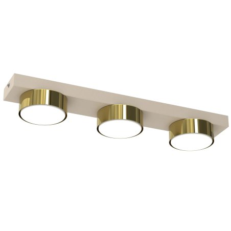 LAMPA DO SALONU SUFITOWA PLAFON LED LOFT GX53 BEŻ ECRU SPOT KASZMIR