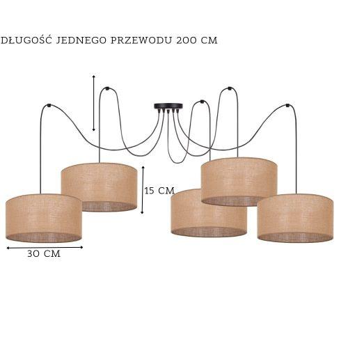 lampa wisząca juta