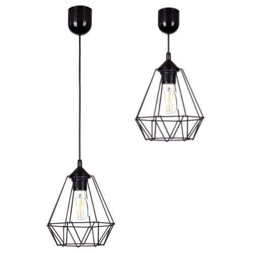 Nowoczesna lampa wisząca loft do sypialni